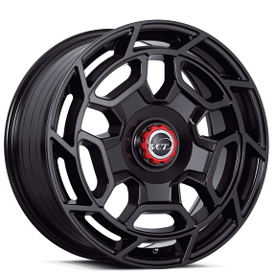 22" VCT Wheels Fusion Satin Black Rims