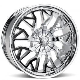 22x8.5" VCT Wheels Cyclone Chrome Rims