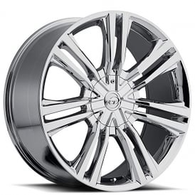 22" VCT Wheels Gravano Chrome Rims