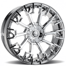 22" VCT Wheels Hangman Chrome Rims