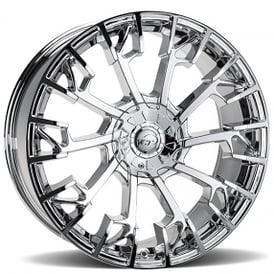 22x8.5" VCT Wheels Hangman Chrome Rims