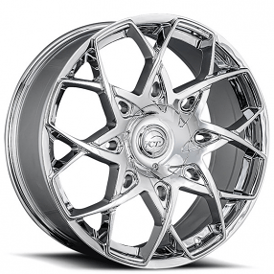 24" VCT Wheels Merlin Chrome Rims