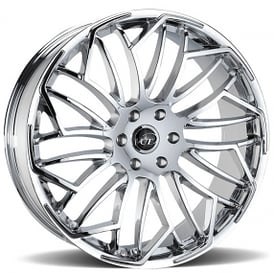 22" VCT Wheels Slider Chrome Rims