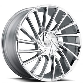 22x8.5" VCT Wheels V79 Chrome Rims 
