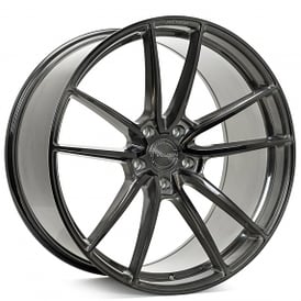 22" Velgen Wheels VF5 Brushed Titanium Flow Formed Rims 