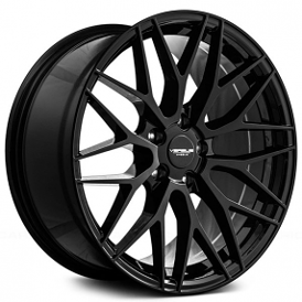 20" Versus Wheels VS24 Gloss Black Rims