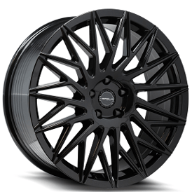 20" Versus Wheels VS33 Gloss Black Rims