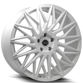 17" Versus Wheels VS33 Gloss White Rims