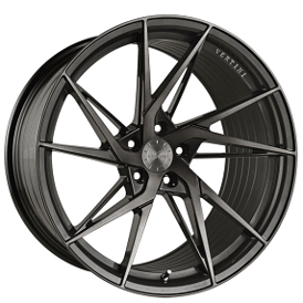 19" Vertini Wheels RFS1.9 Brushed Dual Gunmetal Flow Formed Rims