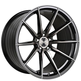 20" Vertini Wheels RFS1.1 Gloss Black Tinted Face Flow Formed Rims 