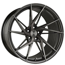 20" Staggered Vertini Wheels RFS1.9 Brushed Dual Gunmetal Flow Formed Rims