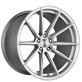 20" Vertini Wheels RFS1.1 Brushed Silver Flow Formed Rims 