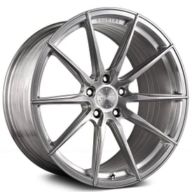20" Vertini Wheels RFS1.1 Brushed Titanium Flow Formed Rims 