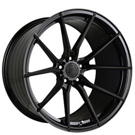 19/20" Vertini Wheels RFS1.2 Gloss Black Corvette Flow Formed Rims 