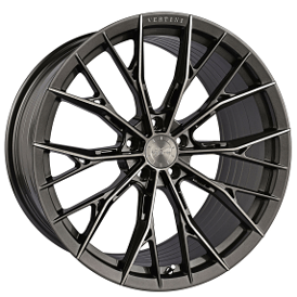 20" Vertini Wheels RFS2.8 Brushed Dual Gunmetal Flow Formed Rims