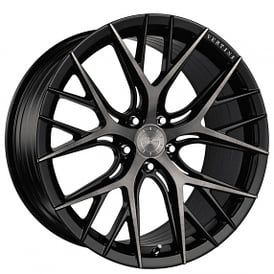 20" Vertini Wheels RFS2.1 Brushed Dual Black Flow Formed Rims