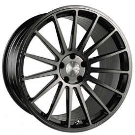 19" Vertini Wheels RFS2.3 Brushed Dual Black Flow Formed Rims