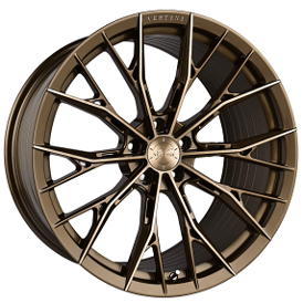 20" Vertini Wheels RFS2.8 Brushed Dual Bronze Flow Formed Rims