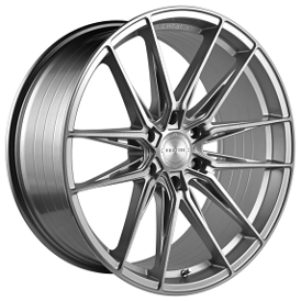 22" Vertini Wheels VT1 Brushed Silver Flow Formed Rims
