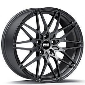 18" Staggered VMR Wheels V801 Anthracite Metallic Flow Formed Rims