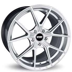 19" Staggered VMR Wheels V804 Hyper Silver Flow Formed Rims
