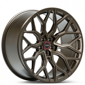 21" Staggered Vossen Wheels HF-2 Custom Satin Bronze Rims