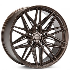 20" Staggered Vossen Wheels HF-7 Custom Satin Bronze Rims