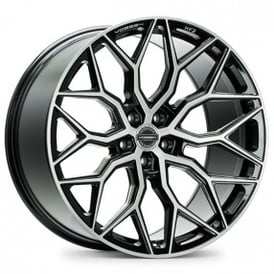 24" Vossen Wheels HF-2 Brushed Gloss Black Rims 