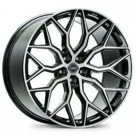 19" Vossen Wheels HF-2 Brushed Gloss Black Rims 