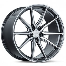 20" Vossen Wheels HF-3 Gloss Graphite Polished Rims 