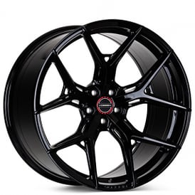 19" Vossen Wheels HF-5 Gloss Black Rims