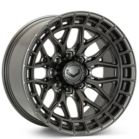 22" Vossen Wheels HFX-1 Matte Gunmetal Off-Road 8-Lugs Rims