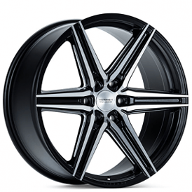20" Vossen Wheels HF6-2 Brushed Matte Black Rims 