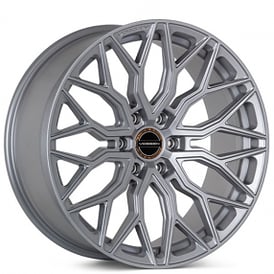 22" Vossen Wheels HF6-3 Custom Satin Silver Rims