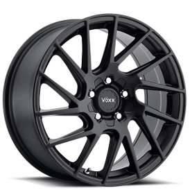 17" Voxx Wheels Falco Matte Black Rims 