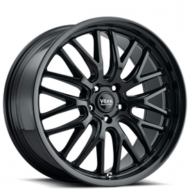 19" Voxx Wheels Masi Gloss Black Flow Forged Rims