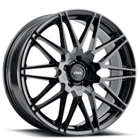 19" Voxx Wheels Nice Gloss Black Rims 
