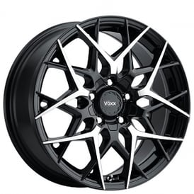 18" Voxx Wheels Paso Black Machined Rims