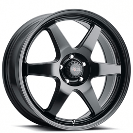 18" Voxx Wheels Riva Matte Black Rims