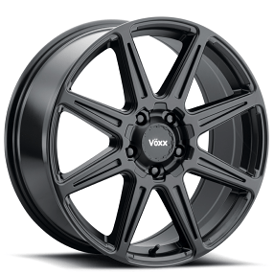 20" Voxx Wheels Rocca Matte Black Rims