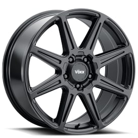 22" Voxx Wheels Rocca Matte Black Rims