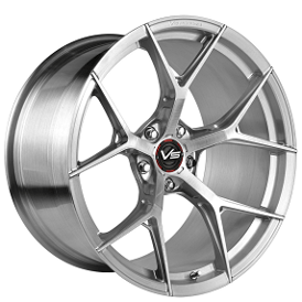 19/20" VS Forged Wheels VF02 Brushed Clear Corvette Monoblock Forged Rims 