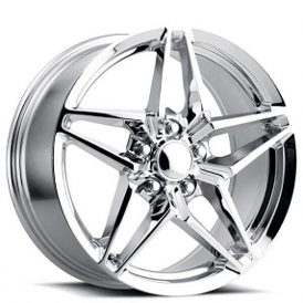 19/20" Staggered Corvette C7 Wheels FR 29 ZR1 Chrome OEM Replica Rims