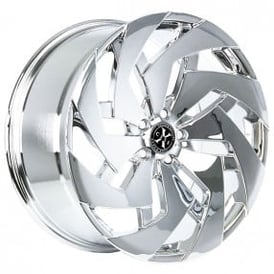 24" Xcess Wheels X04 Chrome Rims