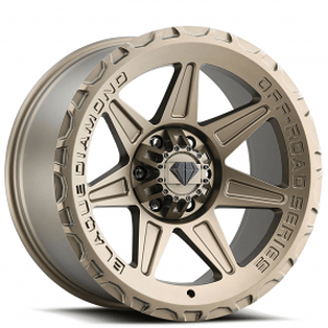 17" Blaque Diamond Wheels BD-O102 Matte Bronze Off-Road Rims