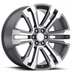 26" Cadillac Escalade Wheels FR 72 Grey Machined OEM Replica Rims 