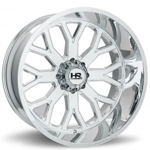 26" Hardrock Wheels H504 Slammer Xposed Chrome Off-Road Rims