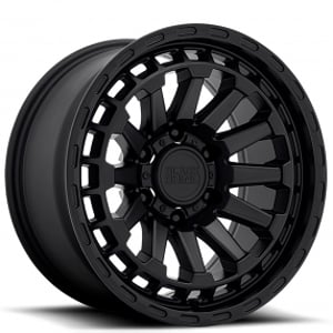 18" Black Rhino Wheels Raid Matte Black Off-Road Rims