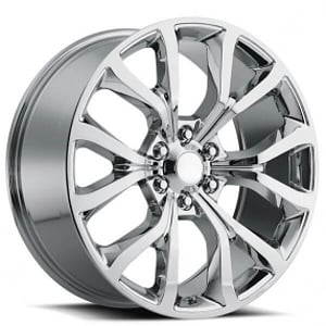 22" Ford Expedition Wheels FR 52 Chrome OEM Replica Rims