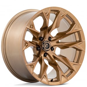 22" Fuel Wheels D805 Flame 5 Platinum Bronze Off-Road Rims